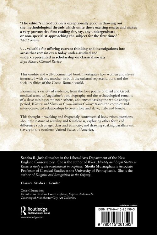 Produktbild: Women and Slaves in Greco-Roman Culture