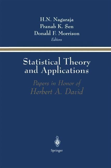 Produktbild: Statistical Theory and Applications