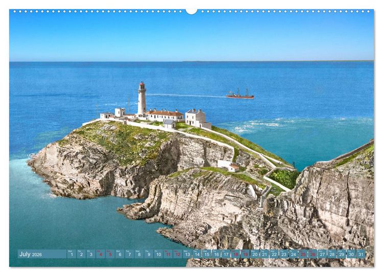 Produktbild: Wales around 1900 - photos restored and colourised (Wall Calendar 2026 DIN A2 landscape), CALVENDO 12 Month Wall Calendar