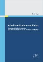 Produktbild: Arbeitsmotivation und Kultur