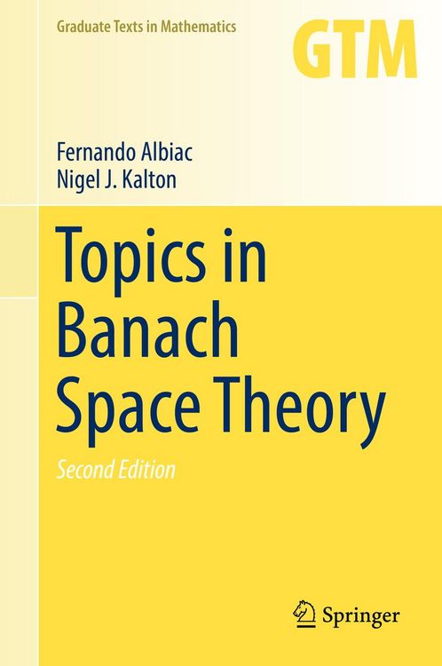 Produktbild: Topics in Banach Space Theory