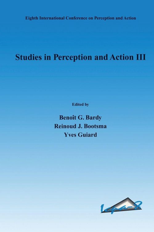 Produktbild: Studies in Perception and Action III