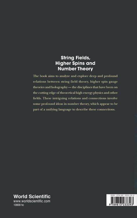 Produktbild: STRING FIELDS, HIGHER SPINS AND NUMBER THEORY