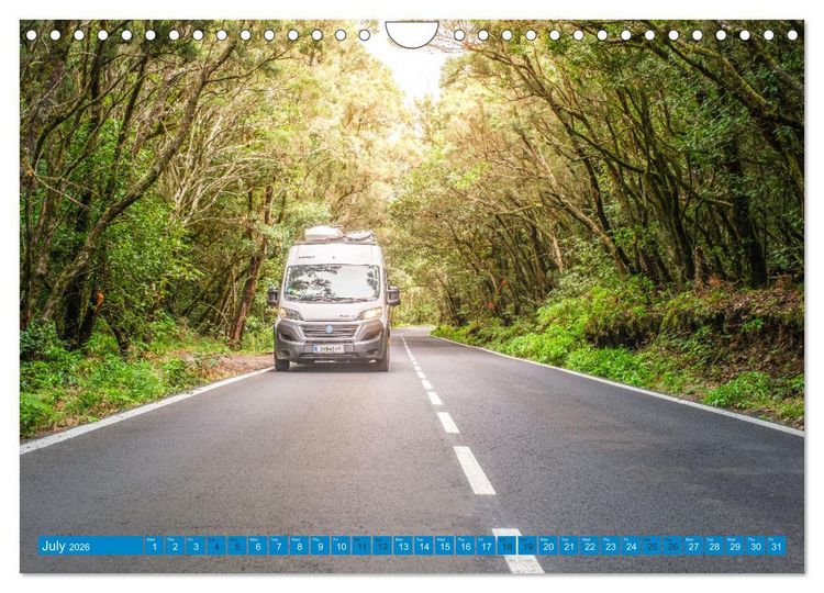 Produktbild: CANARY ISLANDS by CAMPER VAN (Wall Calendar 2026 DIN A4 landscape), CALVENDO 12 Month Wall Calendar