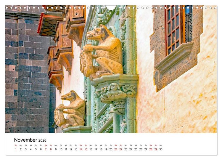 Produktbild: Las Palmas de Gran Canaria - eine gro&szlig;artige Stadt (Wandkalender 2026 DIN A3 quer), CALVENDO Monatskalender