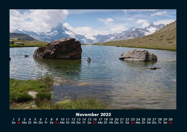 Produktbild: Die Seen der Erde 2025 Fotokalender DIN A4