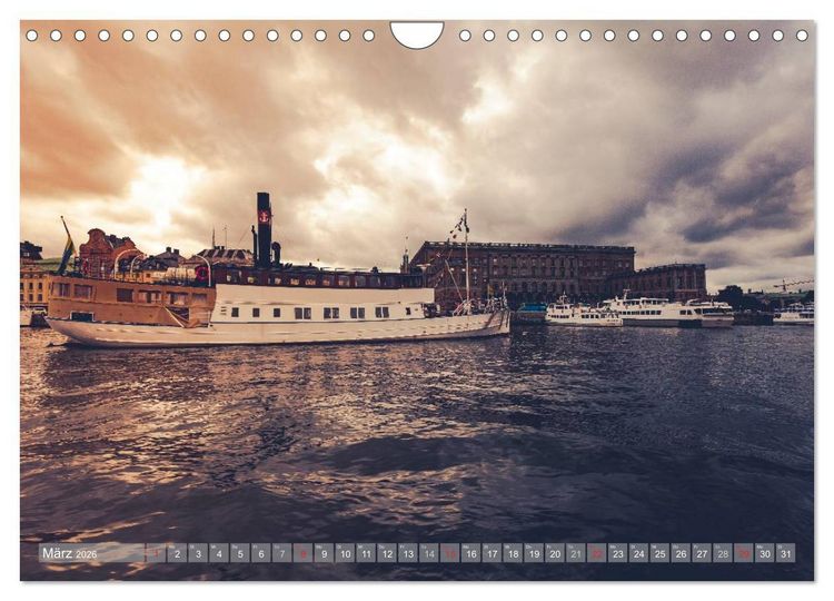 Produktbild: Stockholm - Nordische Sch&ouml;nheit (Wandkalender 2026 DIN A4 quer), CALVENDO Monatskalender