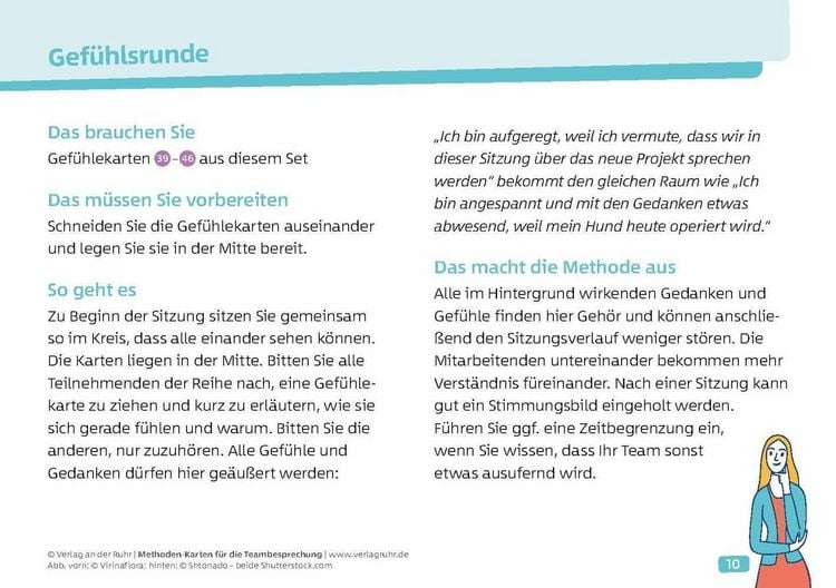 Produktbild: Methoden-Karten f&uuml;r die Teambesprechung
