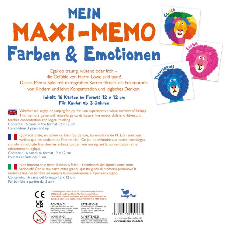 Produktbild: Mein Maxi-Memo - Farben & Emotionen