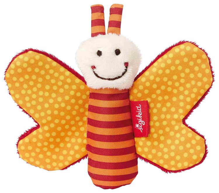 Produktbild: sigikid 41181 - Greifling Schmetterling orange Kinderbunt