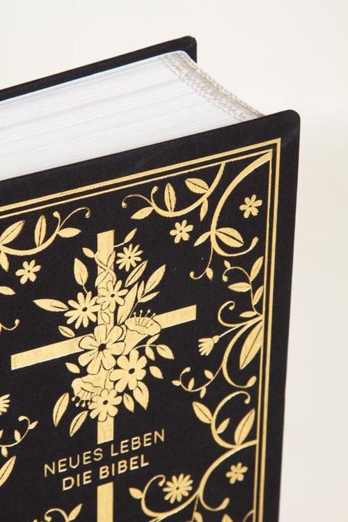 Neues Leben. Die Bibel - Golden Grace Edition, Tintenschwarz