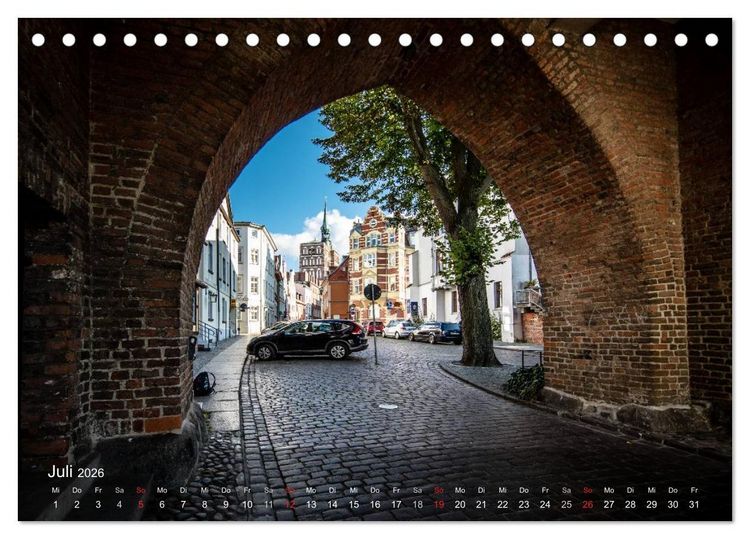 Produktbild: Im Osten viel Sch&ouml;nes - Stralsund (Tischkalender 2026 DIN A5 quer), CALVENDO Monatskalender