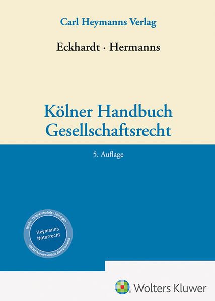 Produktbild: K&ouml;lner Handbuch Gesellschaftsrecht