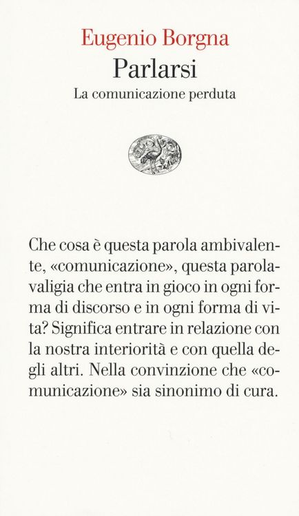 Produktbild: Parlarsi. La comunicazione perduta