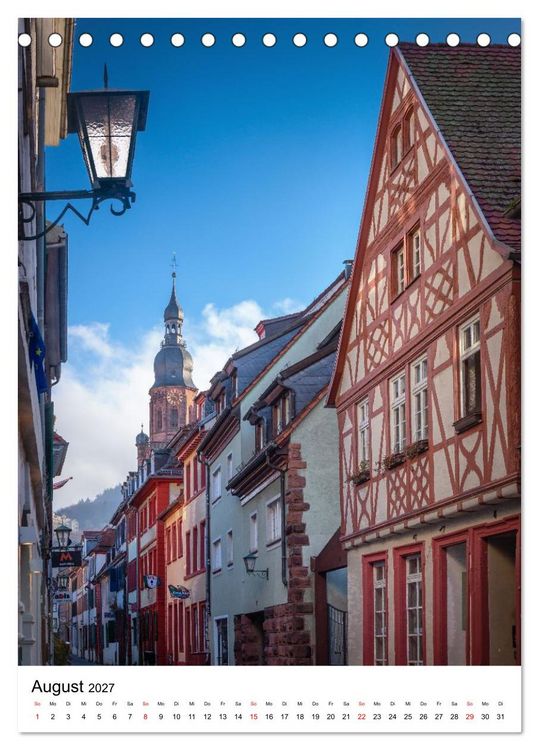 Produktbild: Heidelberg - Deutschlands romantisches Highlight (Tischkalender 2027 DIN A5 hoch), CALVENDO Monatskalender