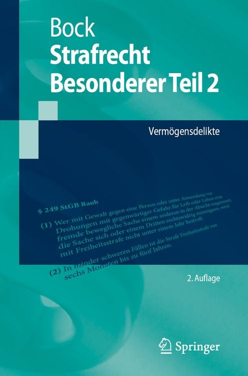 Produktbild: Strafrecht Besonderer Teil 2