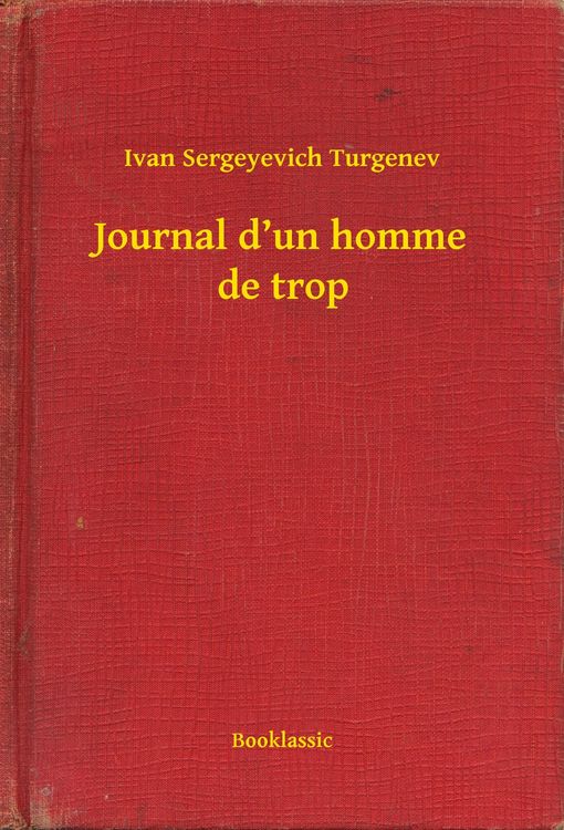 Produktbild: Journal d'un homme de trop