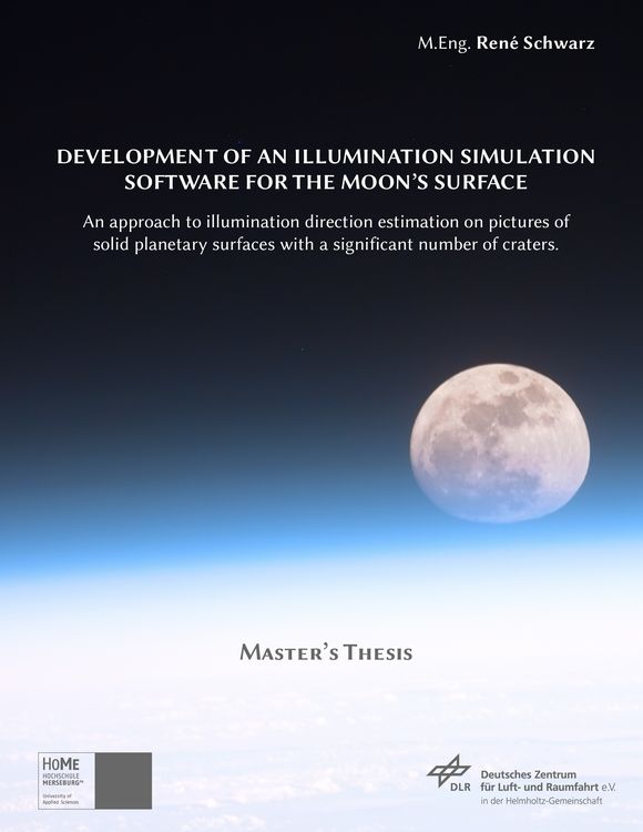 Produktbild: Development of an Illumination Simulation Software for the Moon's Surface