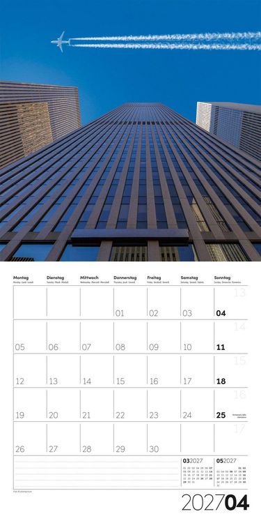 Produktbild: Die Farbe Blau Kalender 2027 - 30x30 - Art12