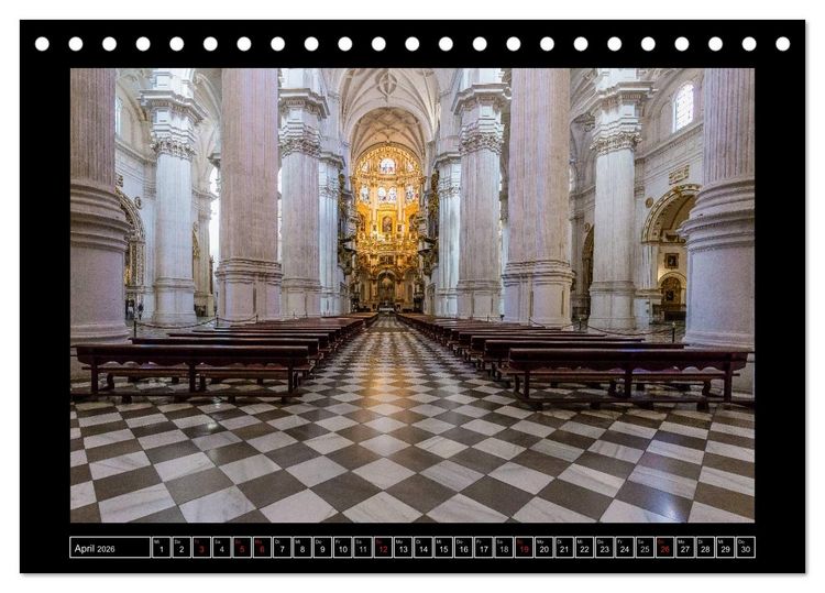 Produktbild: Andalusien - Die Seele Spaniens (Tischkalender 2026 DIN A5 quer), CALVENDO Monatskalender