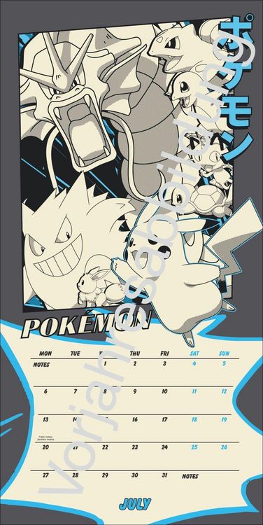 Produktbild: Pok&eacute;mon Broschurkalender 2027