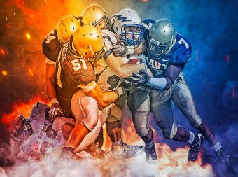 Produktbild: CALVENDO Puzzle American Football | 2000 Teile Lege-Gr&ouml;&szlig;e 90x67cm Foto-Puzzle f&uuml;r gl&uuml;ckliche Stunden