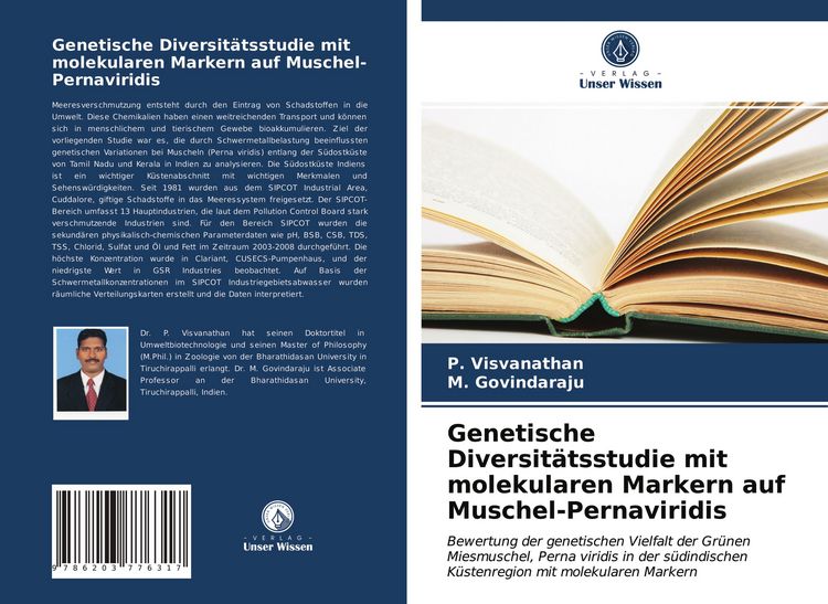 Produktbild: Genetische Diversit&auml;tsstudie mit molekularen Markern auf Muschel-Pernaviridis