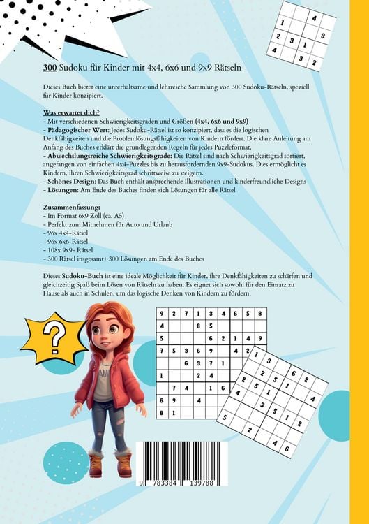 Produktbild: Sudoku Kinder -300 Sudoku