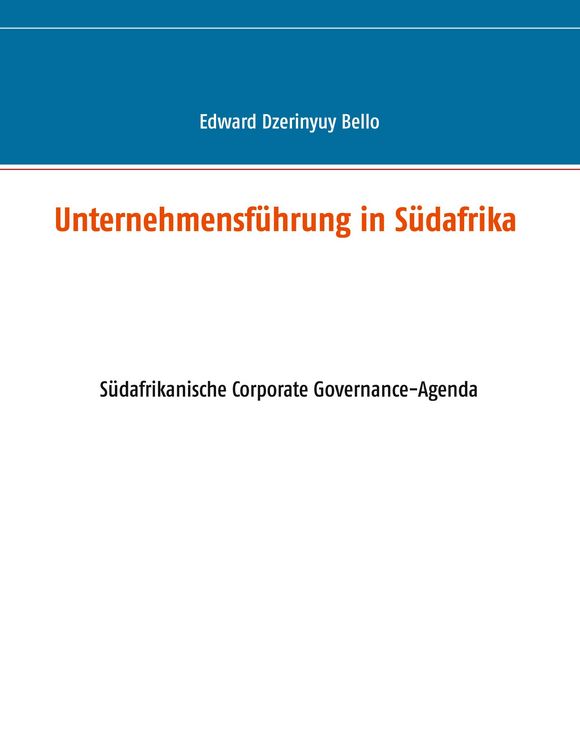 Produktbild: Unternehmensf&uuml;hrung in S&uuml;dafrika