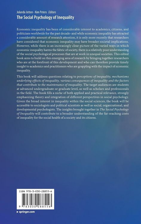 Produktbild: The Social Psychology of Inequality