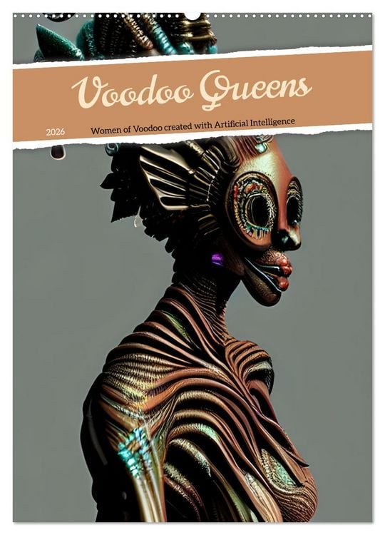 Produktbild: Voodoo Queens (Wall Calendar 2026 DIN A2 portrait), CALVENDO 12 Month Wall Calendar