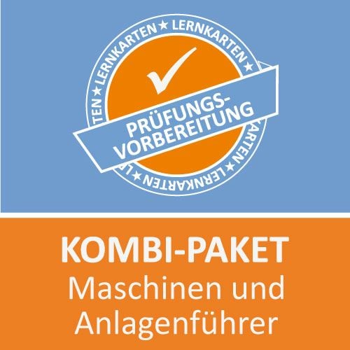 Produktbild: Kombi-Paket Maschinen und Anlagenf&uuml;hrer Lernkarten