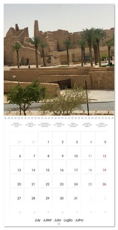 Produktbild: Kingdom of Saudi Arabia Riyadh and Jeddah (Wall Calendar 2026 12 &times; 12 Inch) CALVENDO 12 Month Wall Calendar