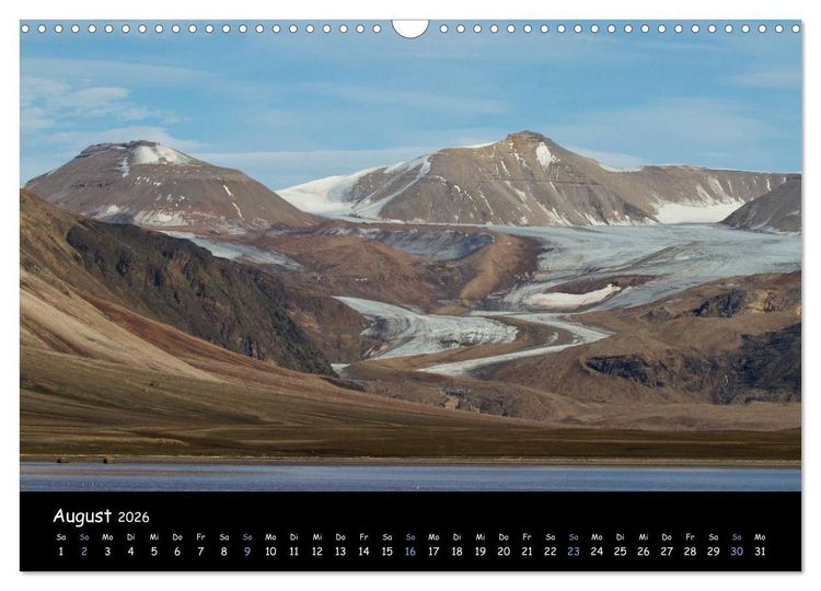 Produktbild: Spitzbergen (Wandkalender 2026 DIN A3 quer), CALVENDO Monatskalender