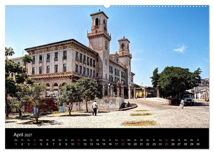 Produktbild: Havanna - Ansichten einer bemerkenswerten Stadt (hochwertiger Premium Wandkalender 2027 DIN A2 quer), Kunstdruck in Hochglanz