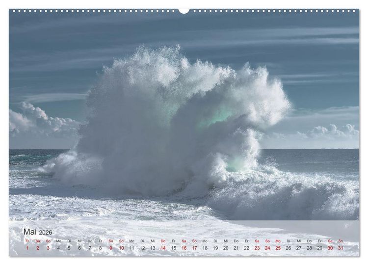 Produktbild: Rhapsodie in Blau (Wandkalender 2026 DIN A2 quer), CALVENDO Monatskalender