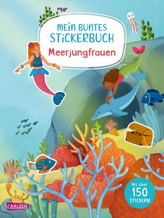 Produktbild: Mein buntes Stickerbuch: Meerjungfrauen