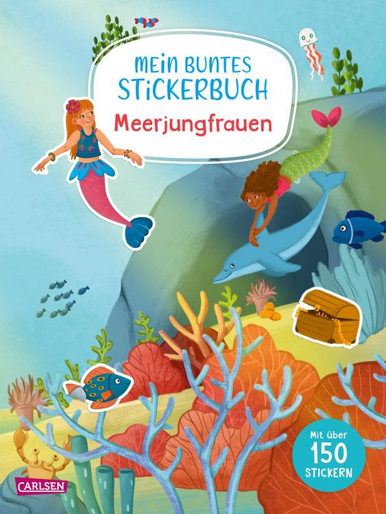 Produktbild: Mein buntes Stickerbuch: Meerjungfrauen