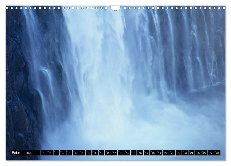 Produktbild: Victoria Wasserf&auml;lle, Mosi-oa-Tunya der "Donnernde Rauch" (Wandkalender 2026 DIN A3 quer), CALVENDO Monatskalender