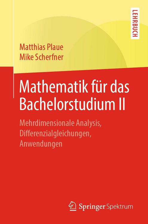Produktbild: Mathematik f&uuml;r das Bachelorstudium II