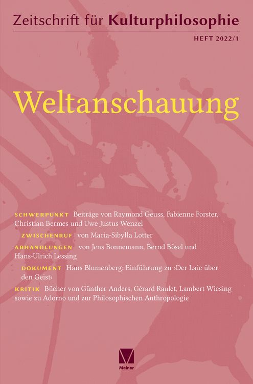 Produktbild: Weltanschauung