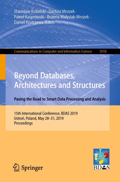 Produktbild: Beyond Databases, Architectures and Structures. Paving the Road to Smart Data Processing and Analysis