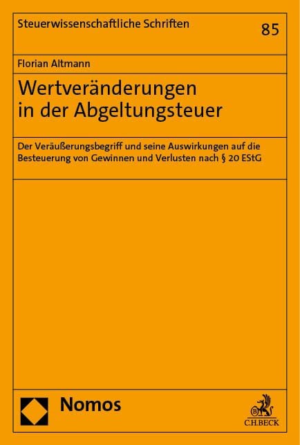 Produktbild: Wertver&auml;nderungen in der Abgeltungsteuer
