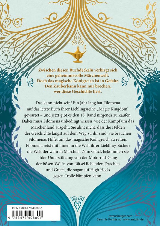 Produktbild: Magic Kingdom. Im Reich der M&auml;rchen, Band 1: Der Fluch der dreizehnten Fee (Abenteuerliche, humorvolle M&auml;rchen-Fantasy)