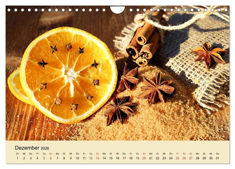 Produktbild: Aromatische Gew&uuml;rze. Die himmlischen Kostbarkeiten aus aller Welt (Wandkalender 2026 DIN A4 quer), CALVENDO Monatskalender