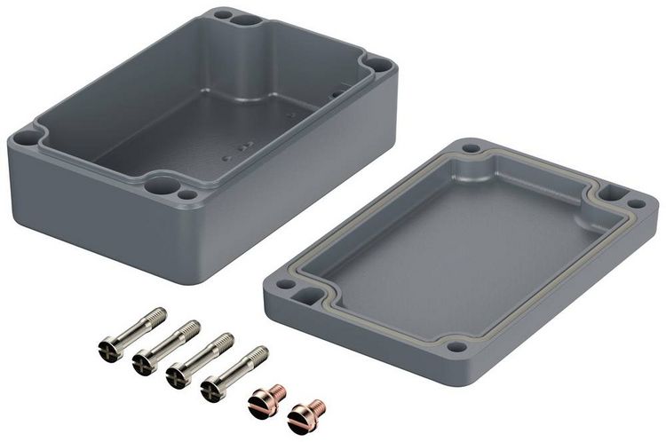 Produktbild: Bopla EUROMAS A 102 01102000 Industrie-Geh&auml;use 98 x 64 x 34 Aluminium Silber-Grau (RAL 7001) 1 St.