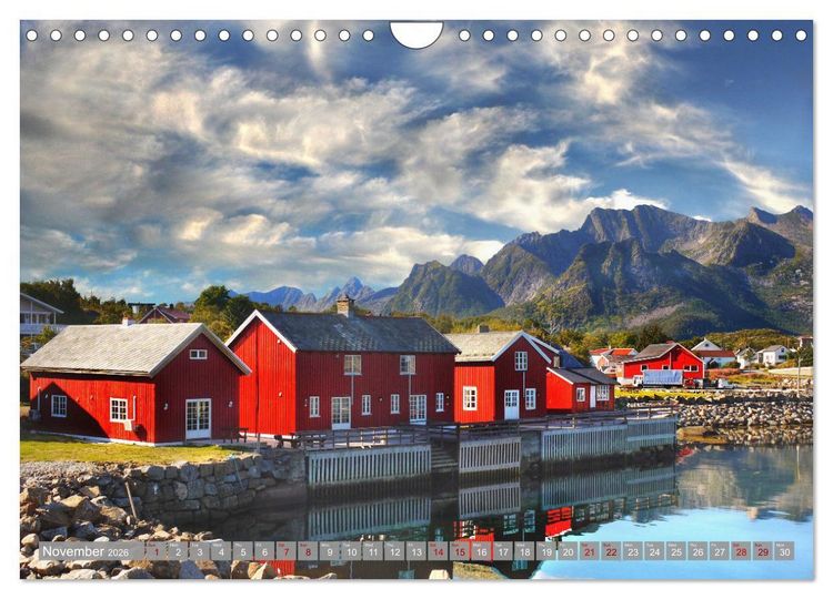 Produktbild: Lofoten Islands, Beauty of Nature (Wall Calendar 2026 DIN A4 landscape), CALVENDO 12 Month Wall Calendar