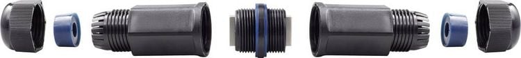 Produktbild: Renkforce RJ45 Netzwerk Adapter CAT 6 [1x RJ45-Buchse - 1x RJ45-Buchse] Schwarz