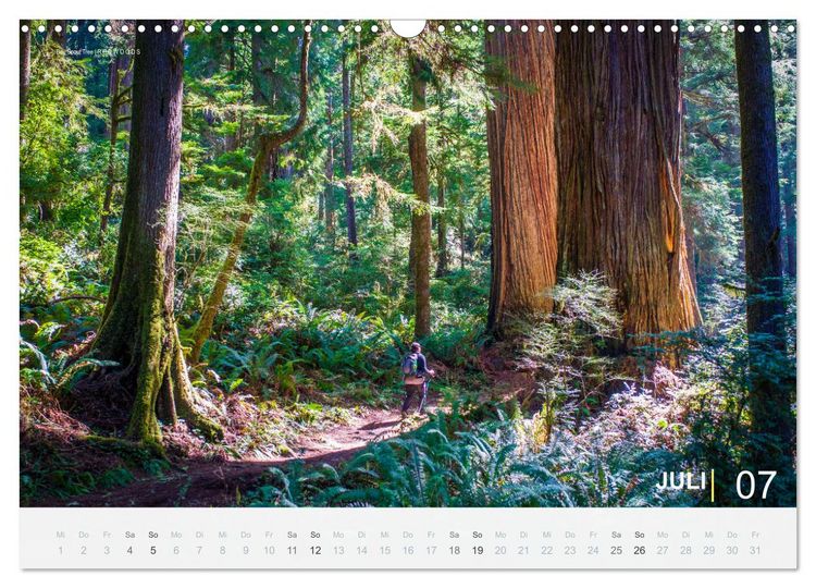 Produktbild: Wunderbare Wanderungen im S&uuml;dwesten der USA (Wandkalender 2026 DIN A3 quer), CALVENDO Monatskalender