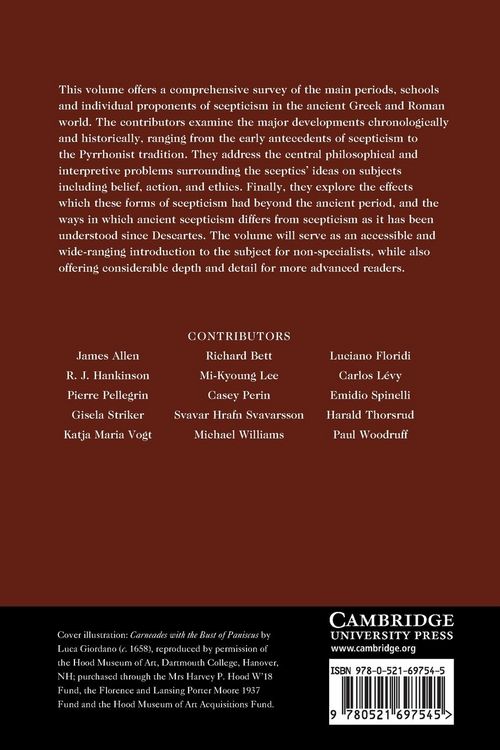 Produktbild: The Cambridge Companion to Ancient Scepticism